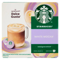 Starbucks White Mocha By Nescafé Dolce Gusto Latte Al Cioccolato Bianco Con Caffè 12 Capsule 123 G
