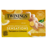 Twinings, Infuso aromatizzato limone e zenzero 20 filtri