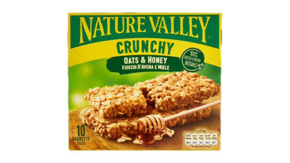 Nature Valley, Crunchy fiocchi d'avena e miele barrette