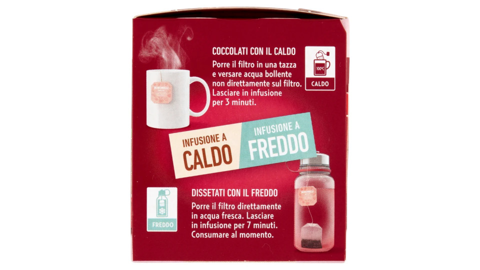 Bonomelli, Infuso lampone e ribes rosso 10 filtri