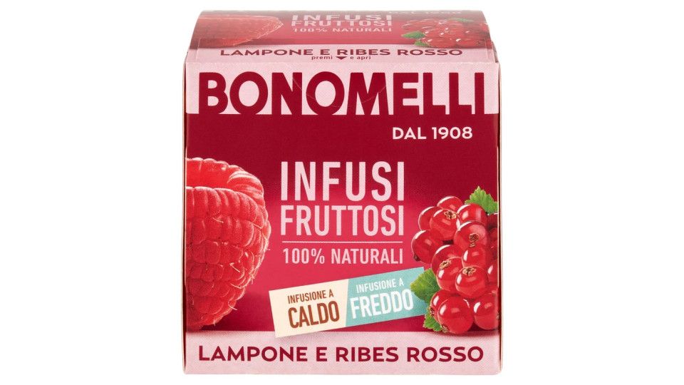 Bonomelli, Infuso lampone e ribes rosso 10 filtri