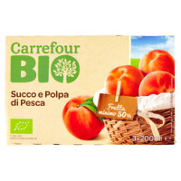 Carrefour Bio Succo e Polpa di Pesca