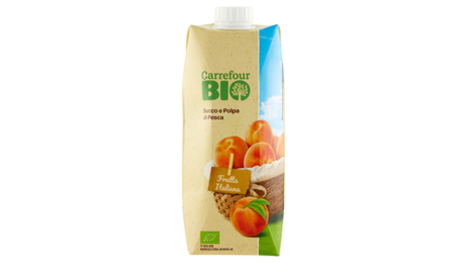 Carrefour Bio Succo e Polpa di Pesca