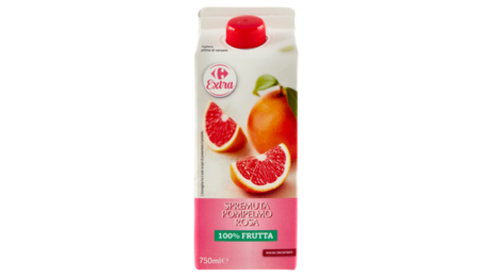 Spremuta 100% Di Pompelmo Rosa