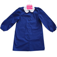 School Kids Confezione 2 Grembiuli Scuola Bambina Blu Royal 11/12 Anni