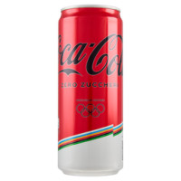 Coca-Cola Zero Zuccheri Zero calorie lattina 330 ml Confezione da