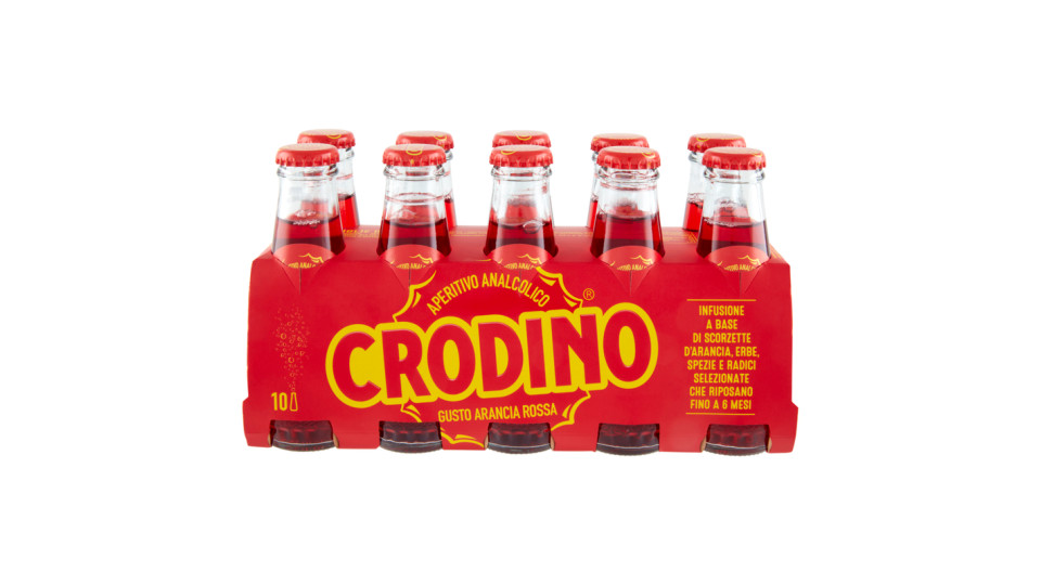 Crodino Gusto Arancia Rossa 10 x 10 cl