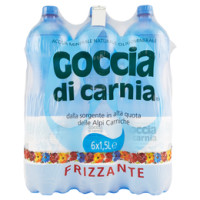 Goccia di Carnia Acqua Minerale Naturale Oligominerale Frizzante