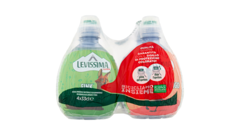 LEVISSIMA, ISSIMA Acqua Minerale Naturale Oligominerale 33cl x
