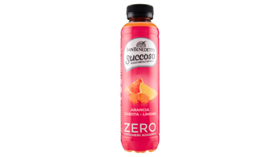 San Benedetto Succoso Zero Arancia Carota Limone