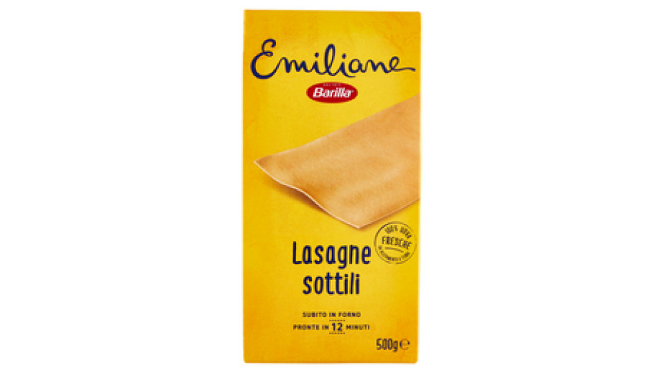 Barilla Emiliane Lasagne Sottili