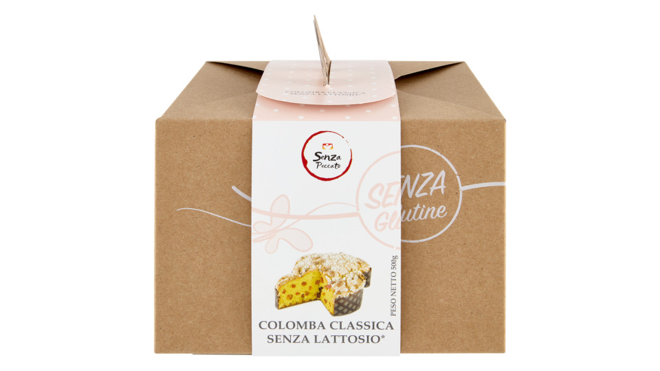 Senza Peccato Panettone Senza Canditi, Senza Lattosio, Senza Glutine