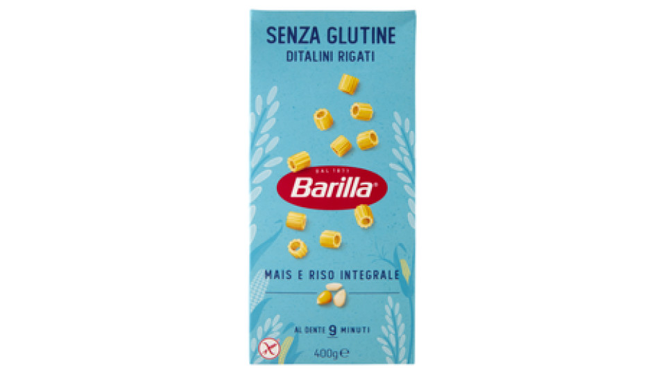 Barilla - Ditalini Rigati, Senza Glutine, 