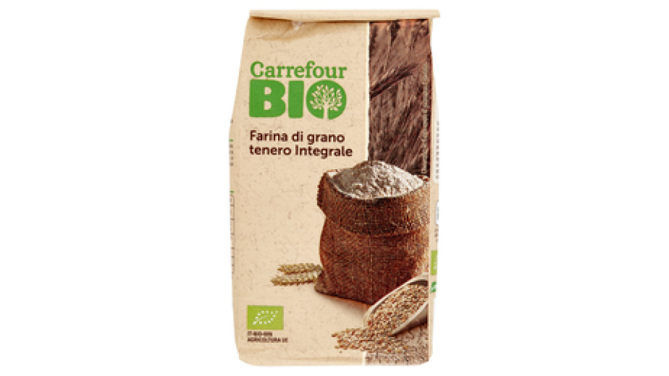 Carrefour Farina integrale di grano tenero