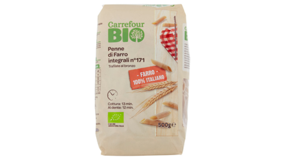 Carrefour Bio Penne di Farro integrali n° 171