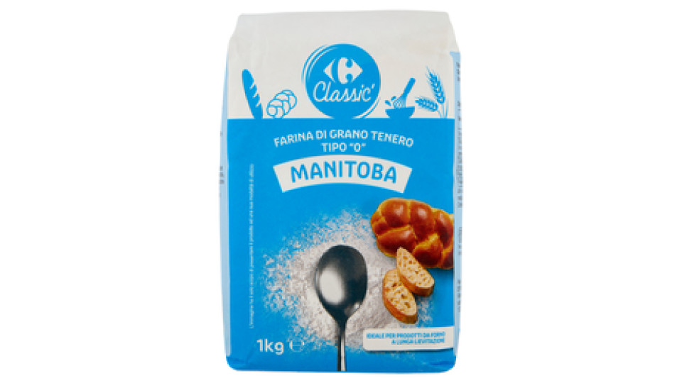 Carrefour Farina "0" manitoba di grano tenero