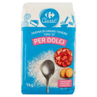 Carrefour Farina di grano tenero tipo "0" per dolci