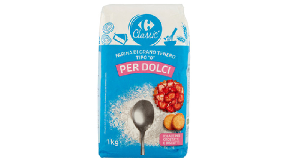 Carrefour Farina di grano tenero tipo "0" per dolci