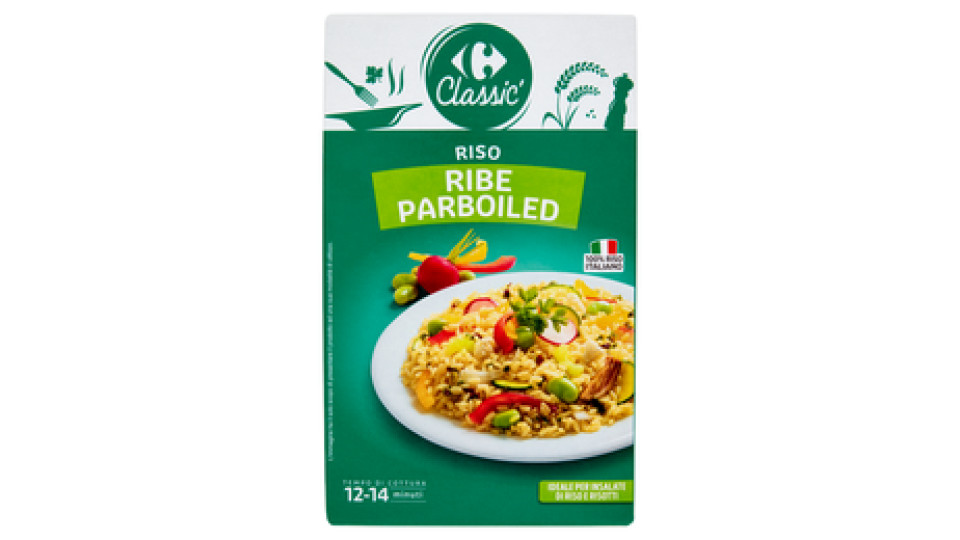 Carrefour Riso Fino Ribe Parboiled per risotti