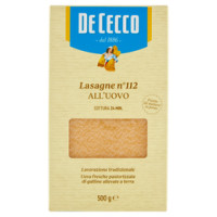 Lasagne all'Uovo N° 112 Biologiche