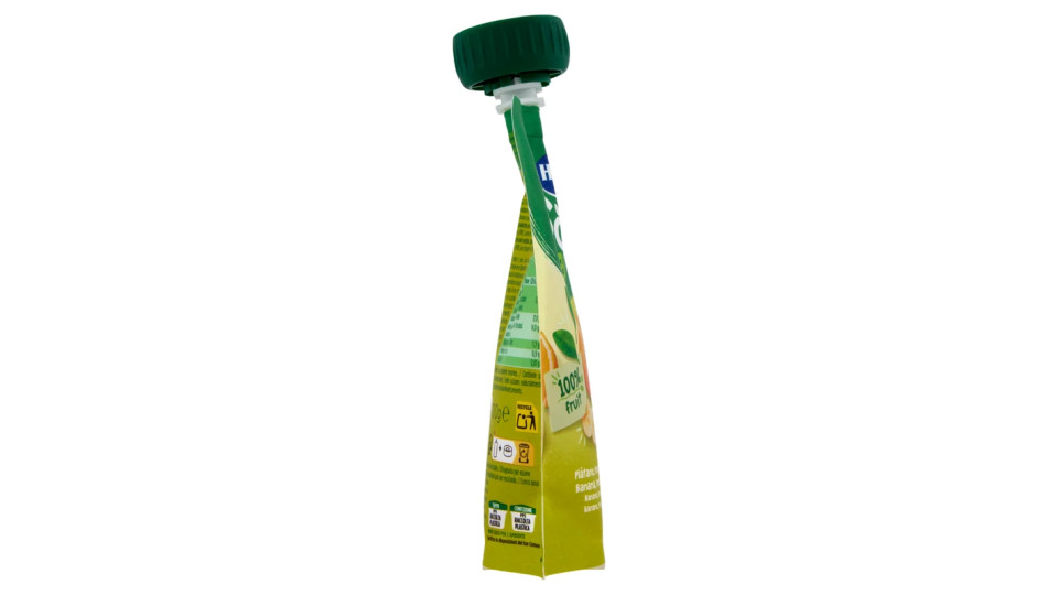Hero Baby Solo, frutta frullata pouch banana pera e arancia biologica