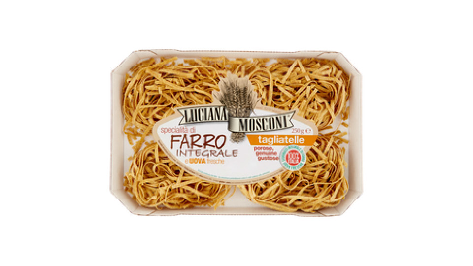 Luciana Mosconi fettuccine specialità di Farro e Uova fresche