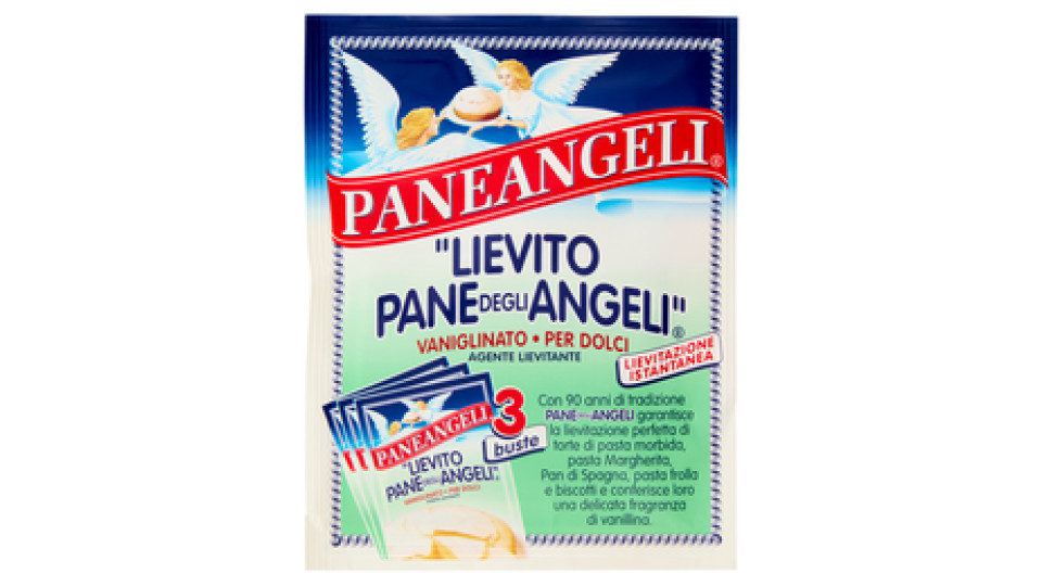Paneangeli - "Lievito Pane degli Angeli", Vaniglinato, per Dolci, Lievitazione Istantanea 