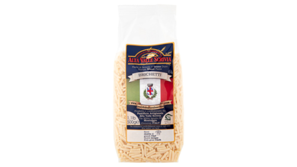 Pastificio Artigianale Alta Valle Scrivia Pasta di semola di grano duro "Brichetti"