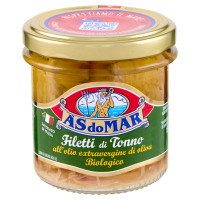 Asdomar, filetti di tonno all'olio extravergine di oliva biologico