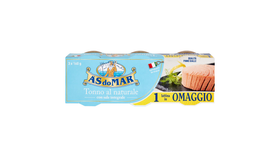 Asdomar Tonno al naturale	160 g x 2 +