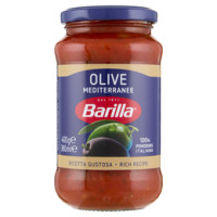 Barilla Sugo Olive 100% Pomodoro Italiano Condimento per Pasta 400 g