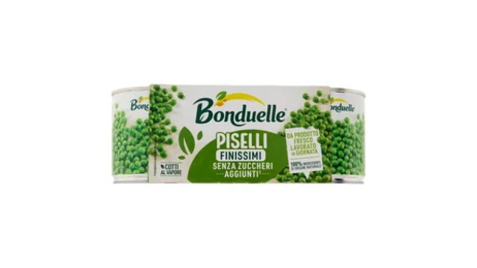 Bonduelle piselli finissimi 3pezzi