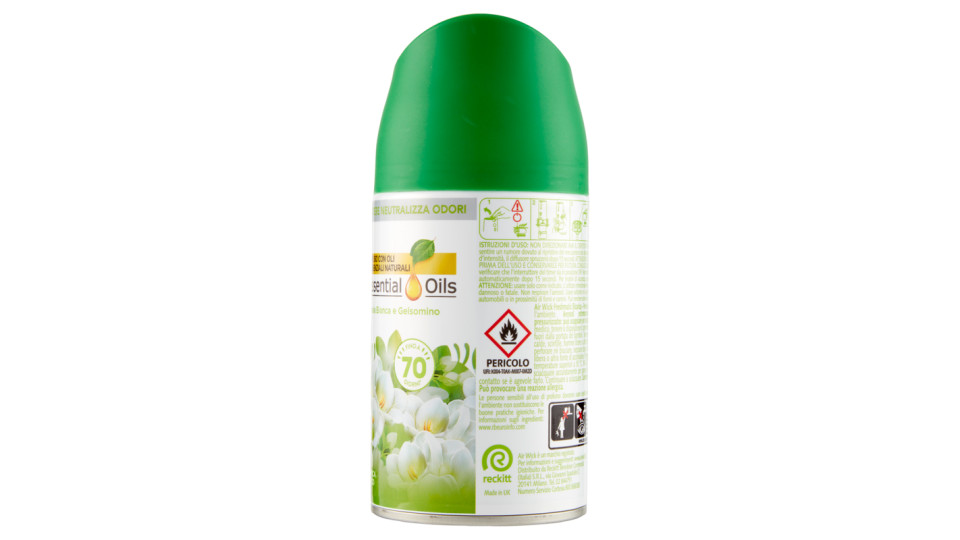 Air Wick, Freshmatic max ricarica spray fresia bianca e gelsomino
