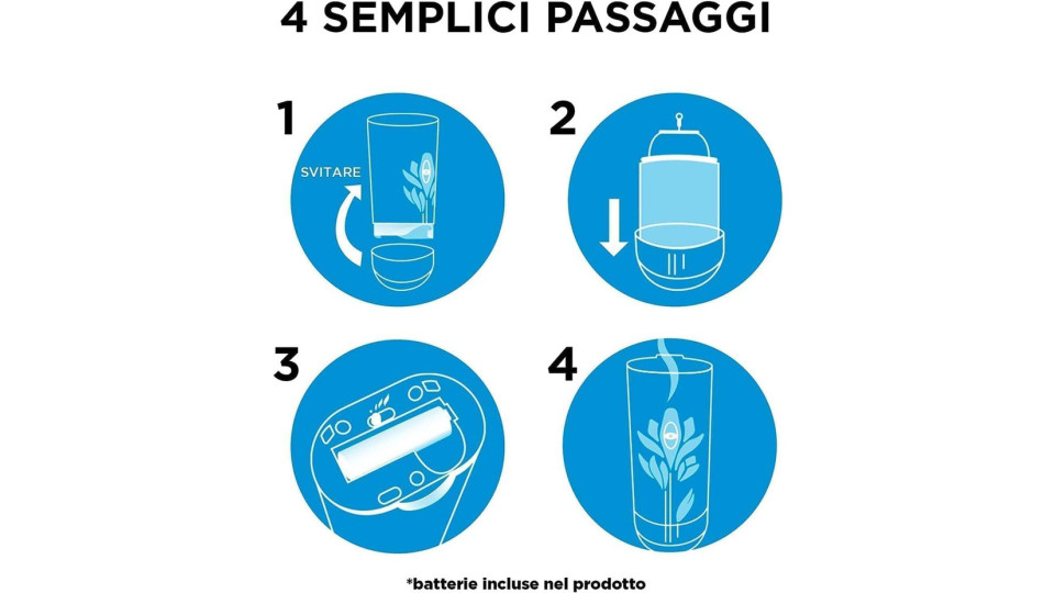 Air Wick, Freshmatic max ricarica spray vaniglia e thè bianco