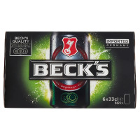 BECK'S Birra pilsner tedesca lattina 6x33cl