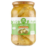 Carrefour Sottolio Carciofi alla Romana in olio di semi di girasole