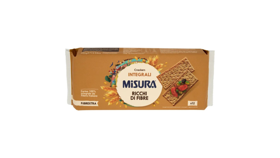 Misura - Fibrextra, Crackers Integrali