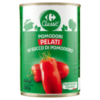 Carrefour Classic Pomodori Pelati in Succo di Pomodoro 800 g