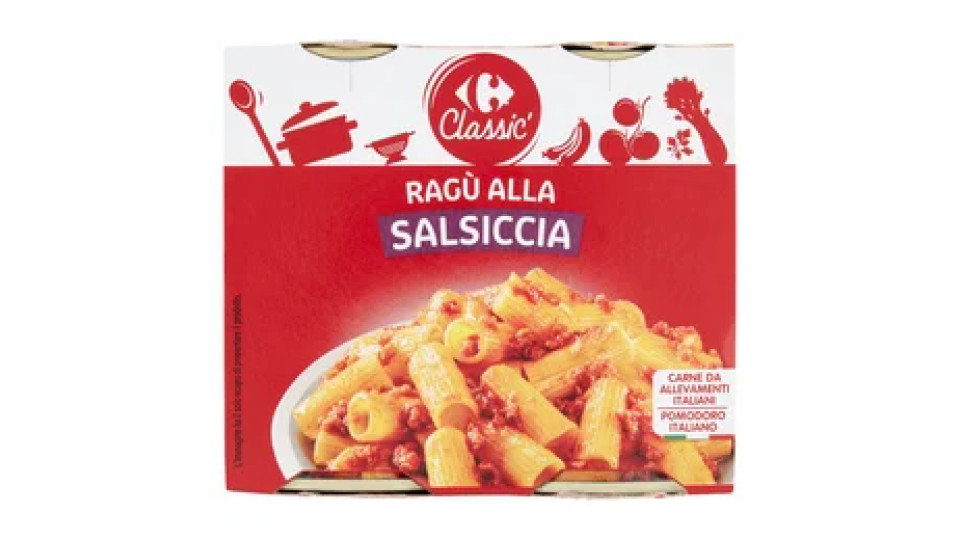 Carrefour Ragù con funghi e salsiccia