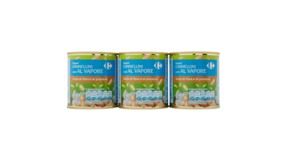 Carrefour Fagioli Cannellini cotti al Vapore