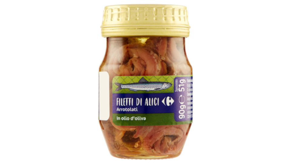 Carrefour Filetti di alici in olio d'oliva