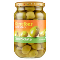 Carrefour Olive Verdi Snocciolate in salamoia