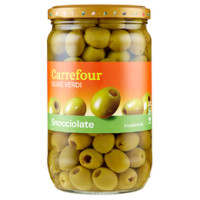 Carrefour Olive Verdi Snocciolate in salamoia