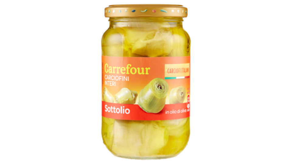 Carrefour Sottolio Carciofini Interi in olio di oliva