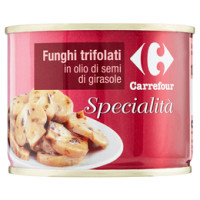 Carrefour Specialità Funghi trifolati in olio di semi di girasole