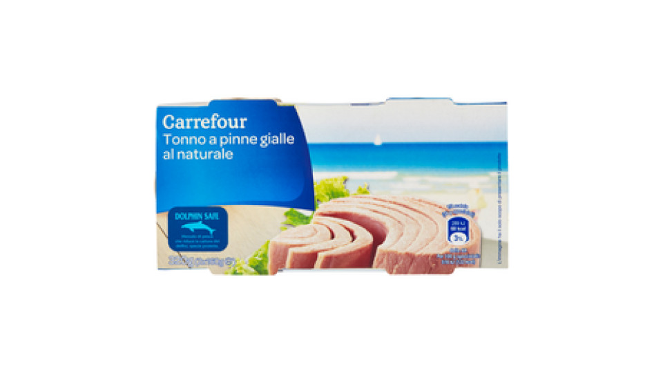 Carrefour Tonno a pinne gialle al naturale