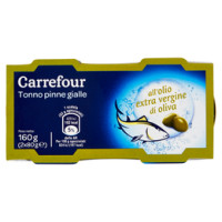 Carrefour Tonno pinne gialle all'olio extra vergine di oliva