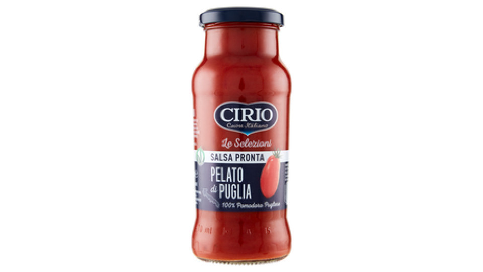 Cirio Le Selezioni Salsa Pronta Pelato di Puglia Maggiorana e Pepe Rosa