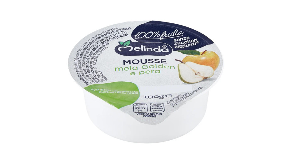 Melinda Mousse mela Golden e kiwi 2 x 100 g