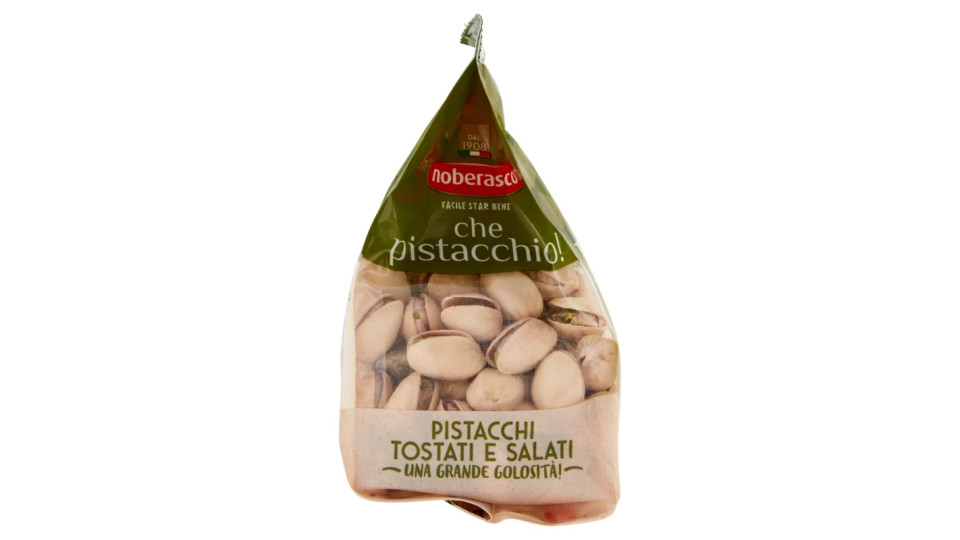 noberasco che pistacchio! Pistacchi Tostati e Salati 200 g
